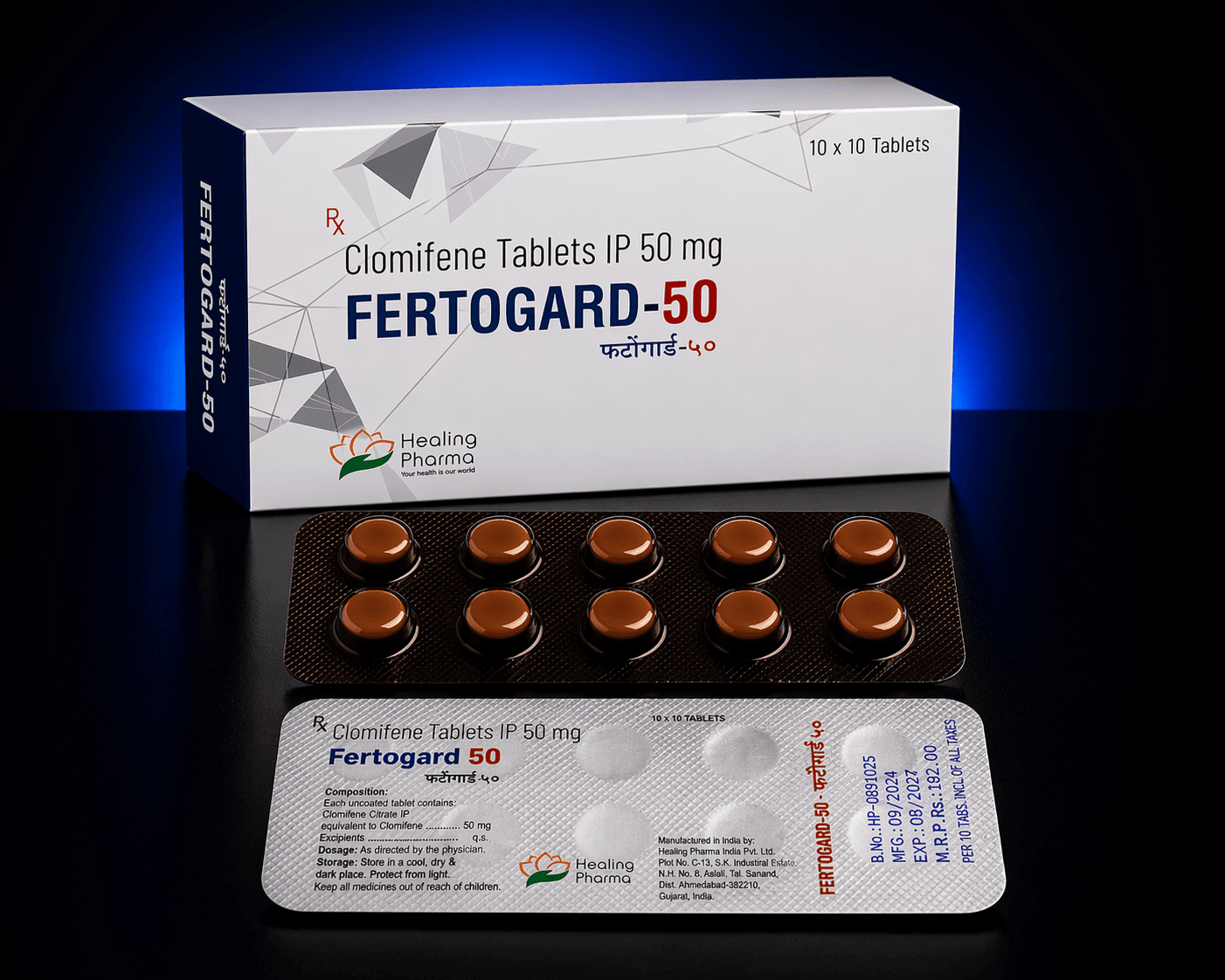 Clomifen citrat 50 mg Clomifen citrat 50 mg comprimate pentru stimularea ovulatiei si echilibru hormonal