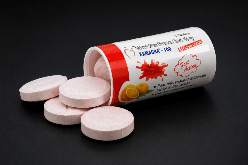 Kamagra Efervescent 1 👉 Kamagra efervescent efect rapid dupa dizolvare in apa pentru performanta masculina