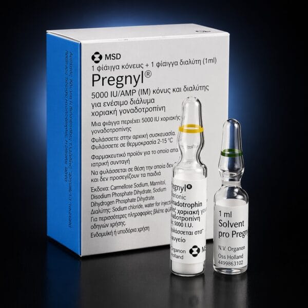 Pregnyl hCG injecții pentru stimularea testosteronului și funcției testiculare