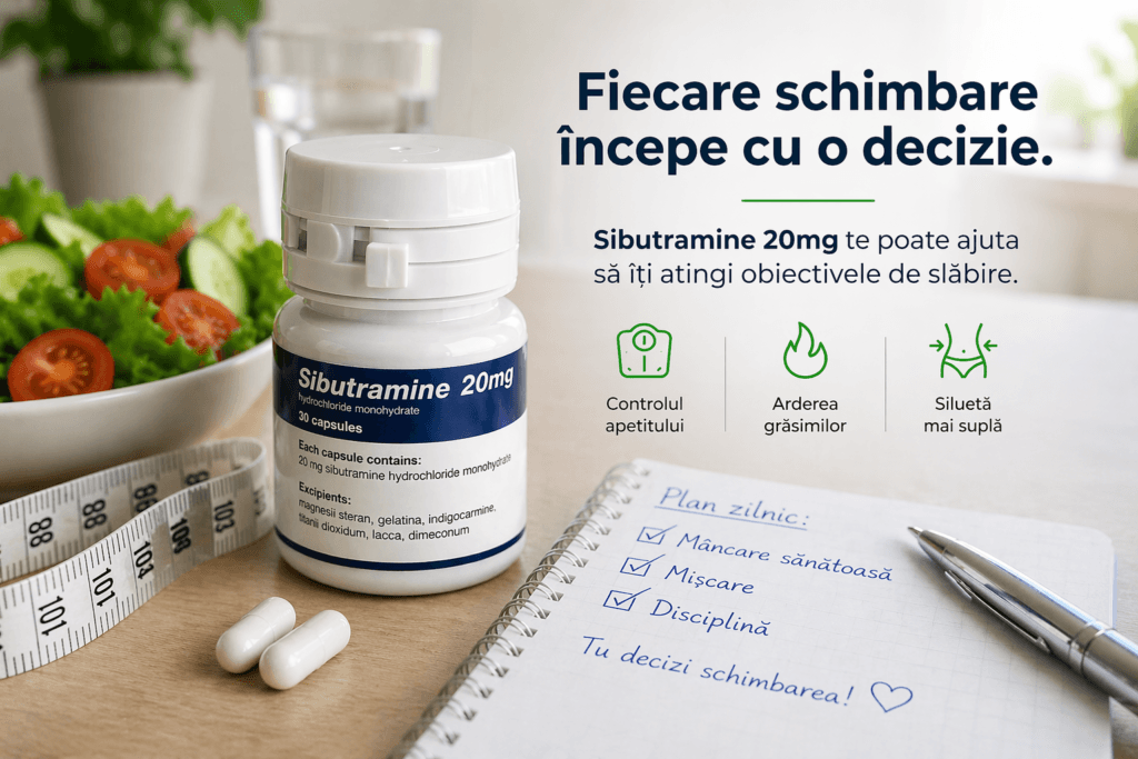 Reductil 20 mg sibutramina efect asupra apetitului si pierderii in greutate