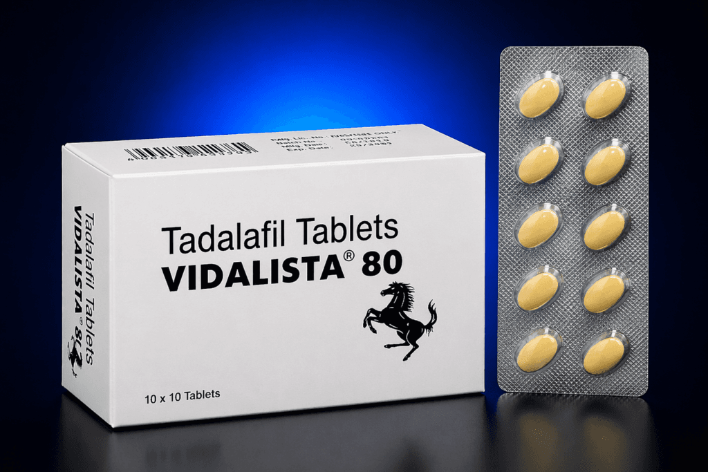 Vidalista 80 mg efect pana la 36 ore pentru performanta masculina