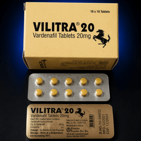 Vilitra 20 mg vardenafil comprimate pentru erectie efect rapid