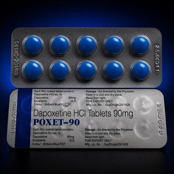Poxet 90 mg dapoxetina comprimate pentru controlul ejacularii