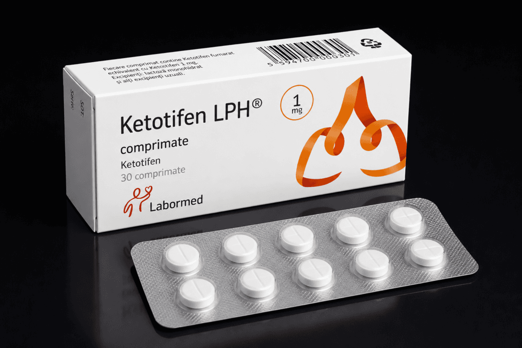 Ketotifen 1 Ketotifen – susținerea controlului reacțiilor alergice și inflamației