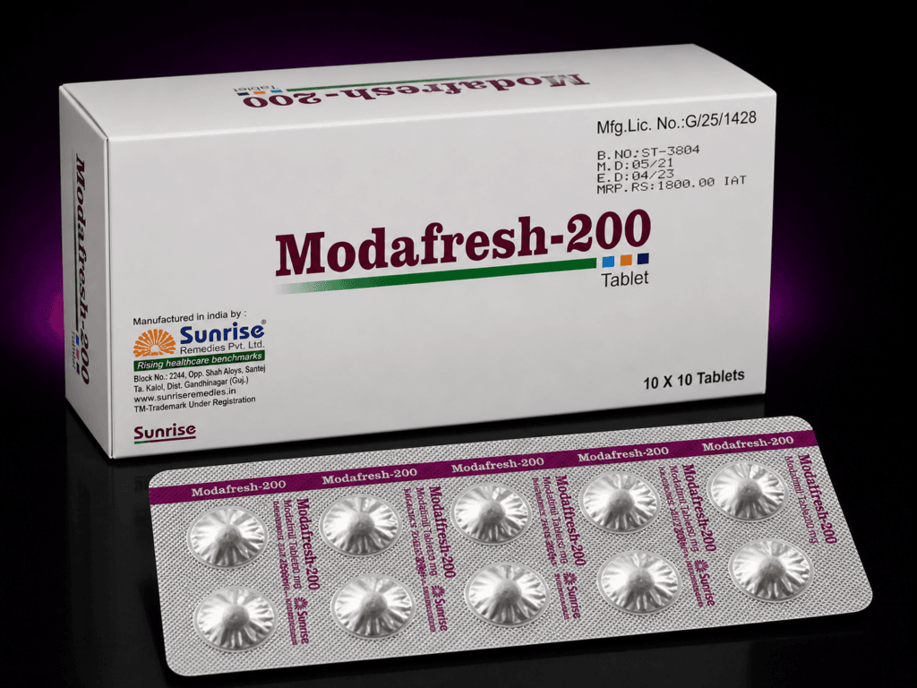 Modafinil Modafresh 200 mg 1 Modafinil Modafresh 200 mg – susținerea performanței mentale și a concentrării