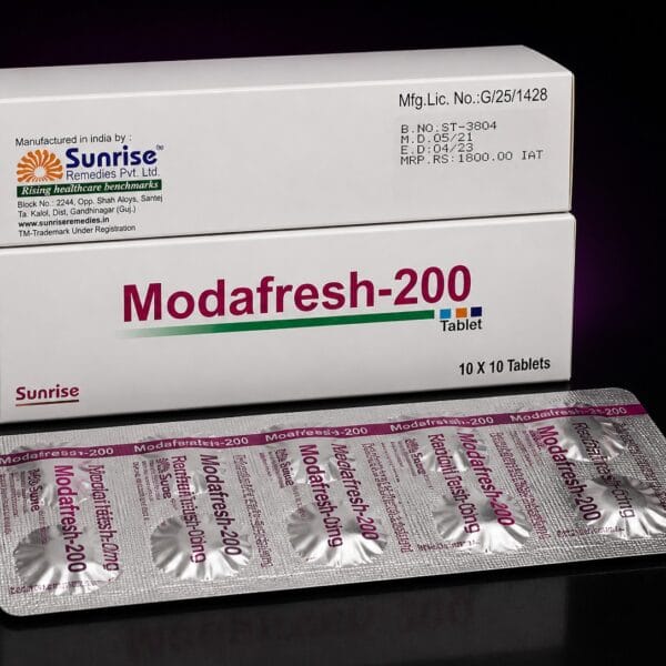 Modafinil Modafresh 200 mg – comprimate pentru concentrare și energie mentală