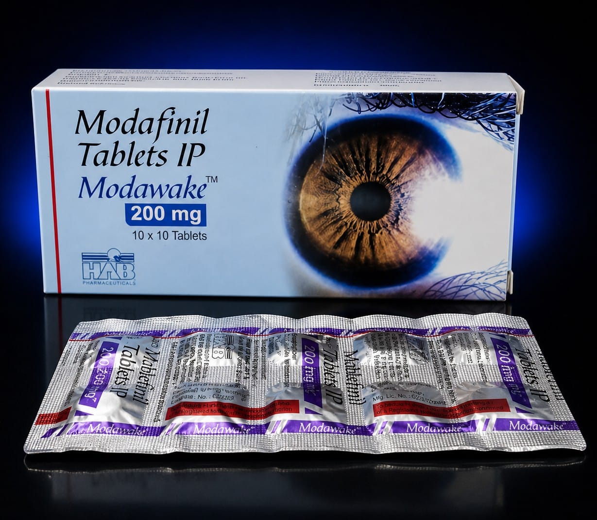Modafinil Modawake 200 mg Modafinil Modawake 200 mg – comprimate pentru concentrare și energie mentală