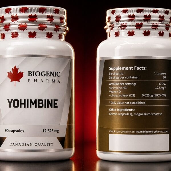 Yohimbina HCl 12.5 mg comprimate pentru metabolism si energie