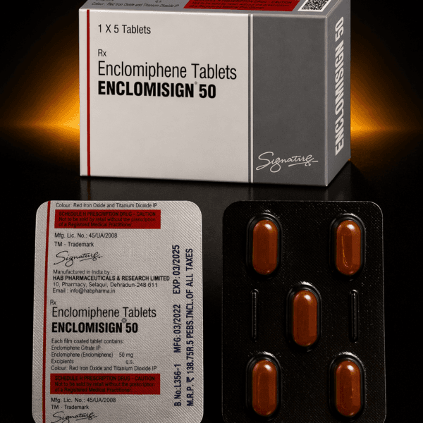 Enclomifen SERM pentru stimularea testosteronului natural produs